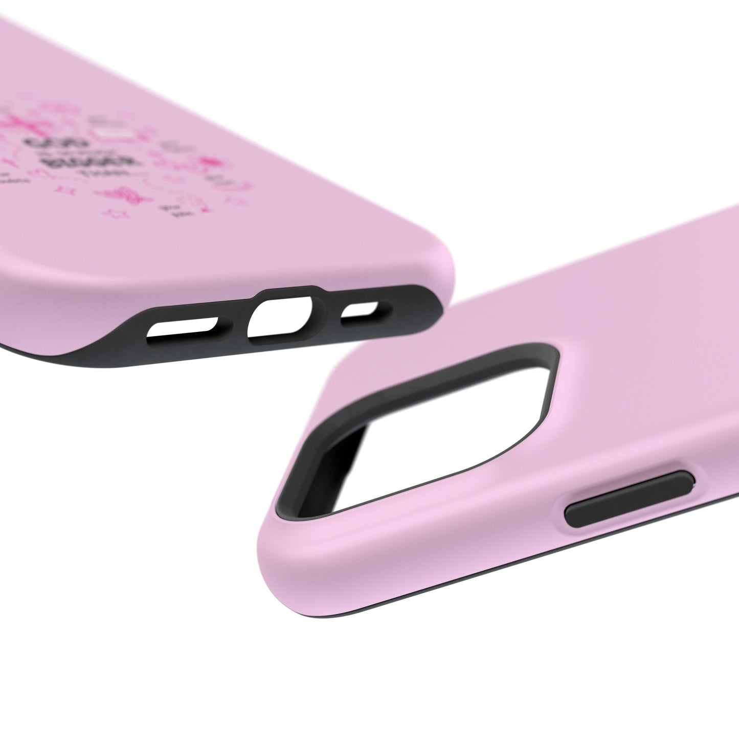 Pink Faith Phone Case — "God Is So Much Bigger Than..." Magnetic Impact-Resistant Case