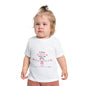 Baby T-Shirt - "I Know Jesus Loves Me" Pink Hearts Christian Infant Tee
