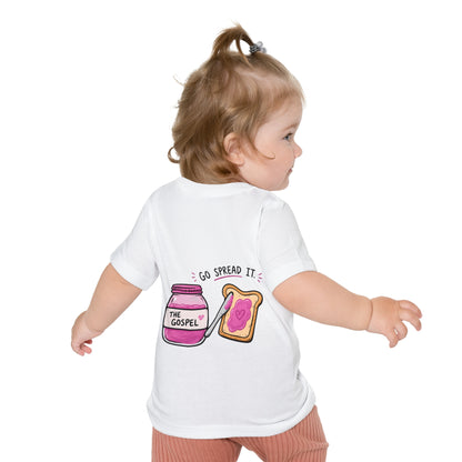 Baby T-Shirt – "Trust in the Lord with All Your Heart" Cute Pink Bible Design