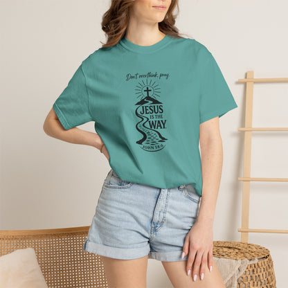 Jesus Is the Way T-Shirt — Christian Faith Graphic Tee (John 14:6)