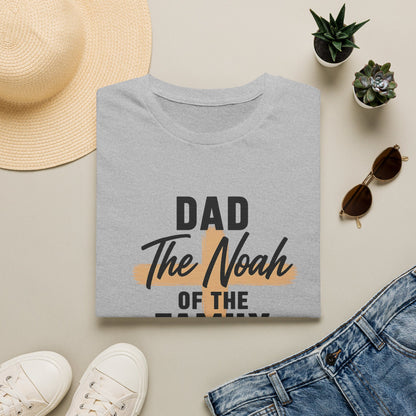 Dad The Noah of the Family T-Shirt — Christian Father Faith Shirt