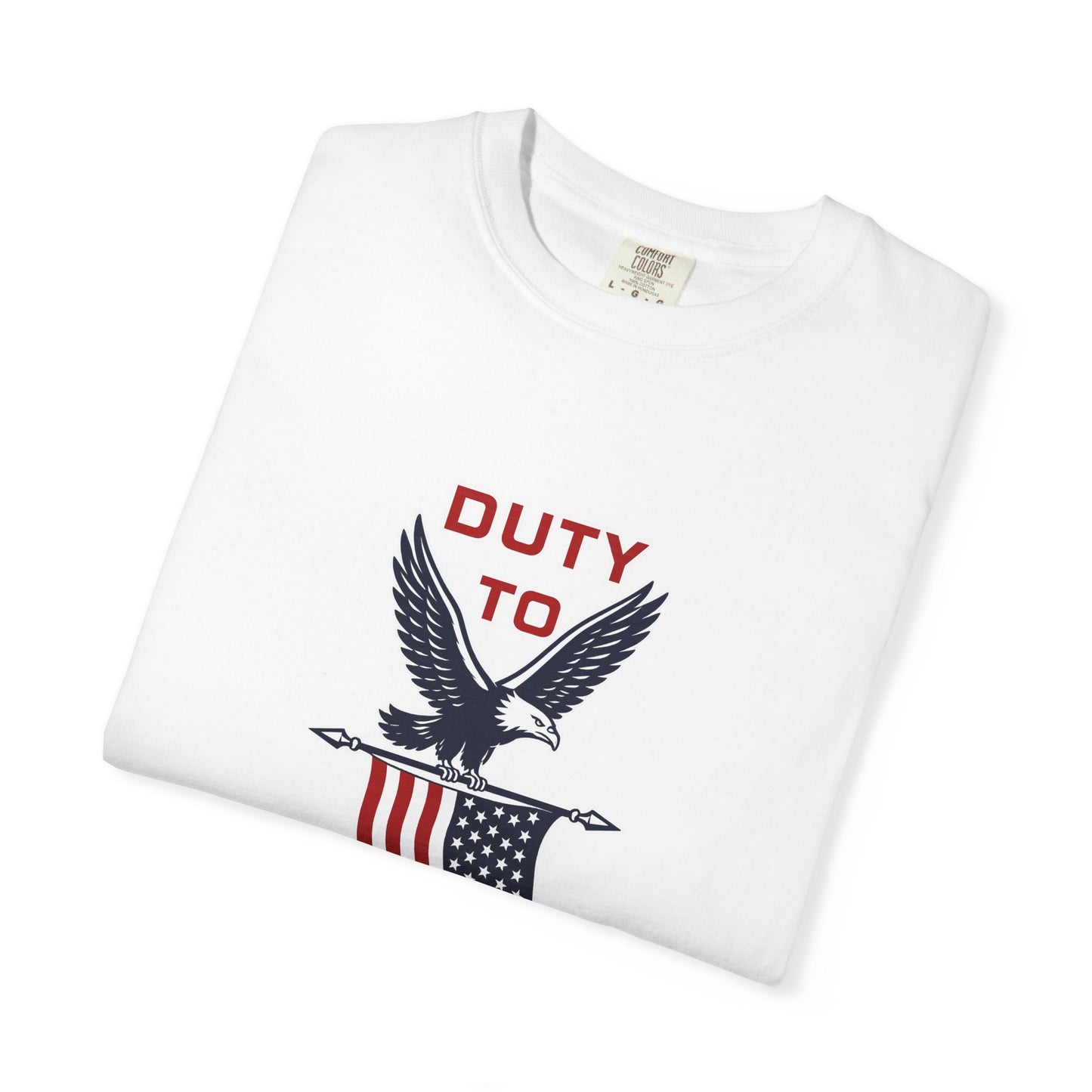 Duty to God Eagle American Flag T-Shirt