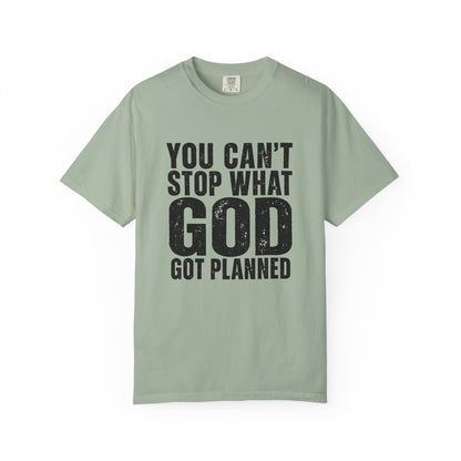 BIG FROST "You Can't Stop What God Got Planned" DOUBLE SIDED Print T Shirt