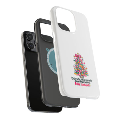 Spanish| Christmas Tree Phone Case - "Feliz Navidad" Spanish Holiday Magnetic Impact-Resistant Case