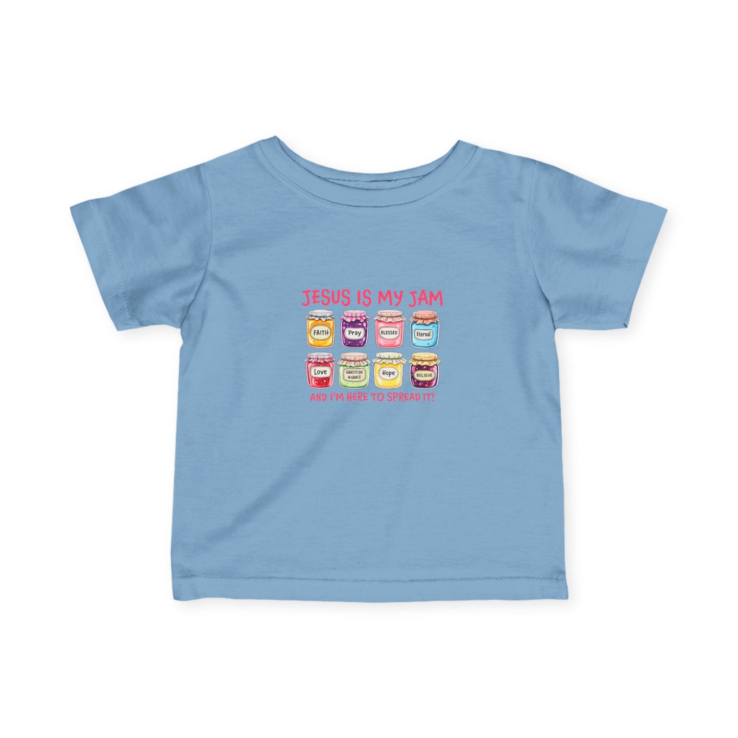 Infant Tee — "Jesus Is My Jam" Cute Christian Baby Shirt