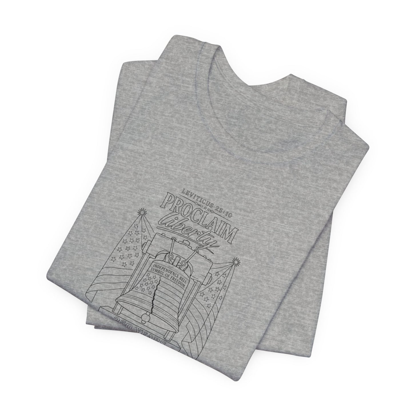 Leviticus 25:10 Tee – Minimalist Bible Verse Christian T-Shirt