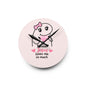Acrylic Wall Clock — "I Know Jesus Loves Me So Much" Pink Faith Wall Clock