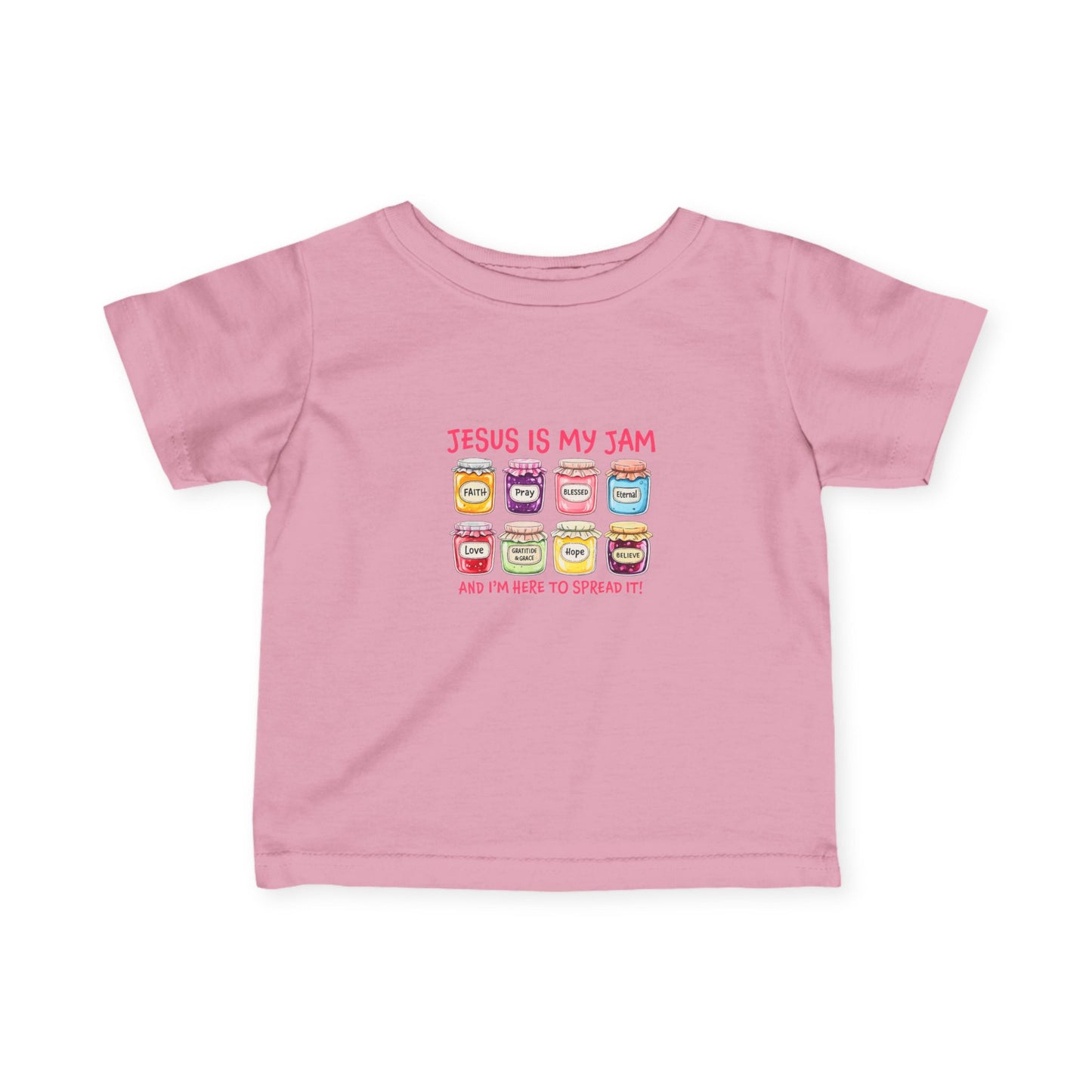 Infant Tee — "Jesus Is My Jam" Cute Christian Baby Shirt