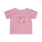 Infant Tee — "Jesus Is My Jam" Cute Christian Baby Shirt