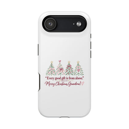 Christmas Grandma Phone Case — “Every good gift is from above” Magnetic Impact-Resistant Case