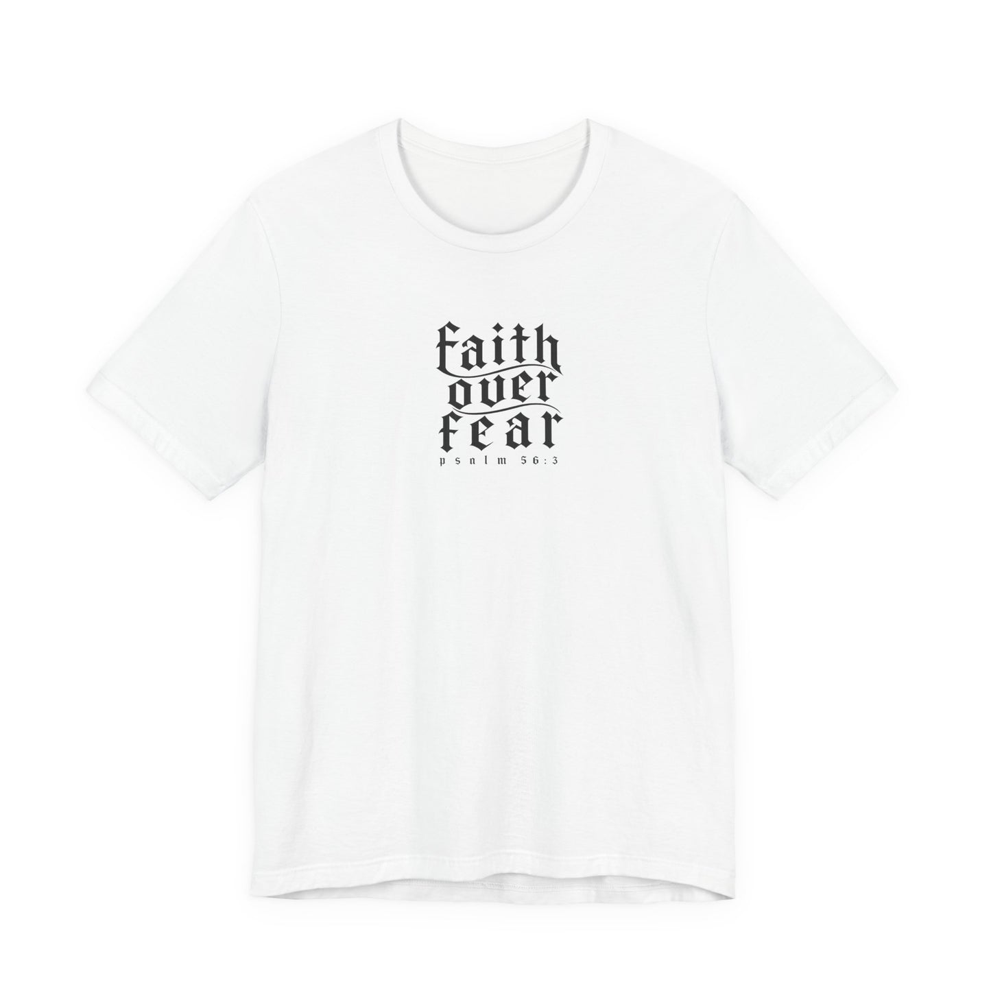 Faith Over Fear Tee — Christian Cross Graphic T-Shirt