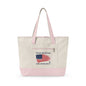 American Flag Canvas Tote Bag — "Stand For The Flag" Patriotic Zippered Tote