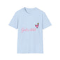 God's Child T-Shirt — Pink Heart Christian Faith Tee