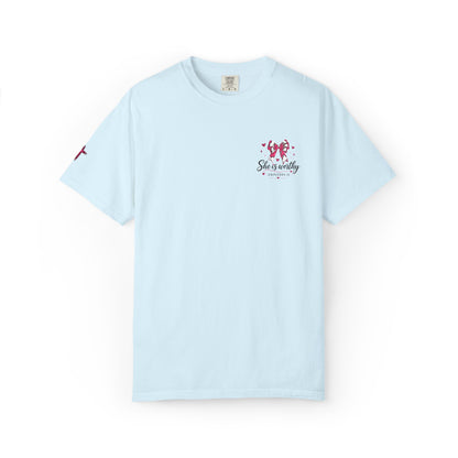Butterfly Floral Graphic T-Shirt — 'Spread Your Wings' Chest Print