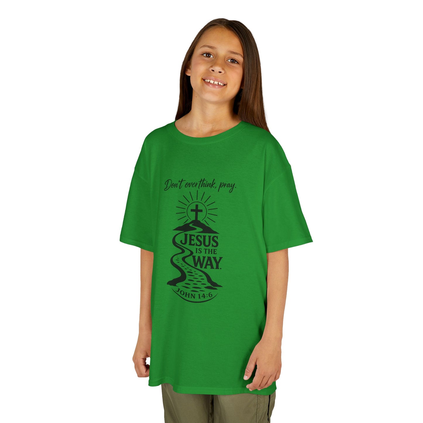 UnisexKids Tee — "Jesus Is The Way" Faith Graphic (John 14:6)