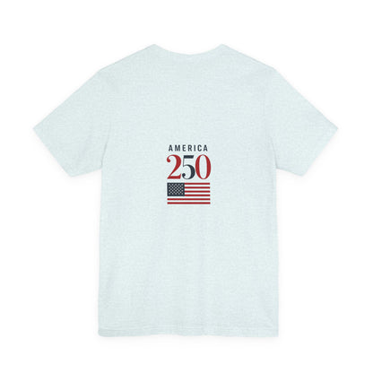 Stand for the Flag, Kneel for the Cross Tee — America 250 Patriotic T‑Shirt