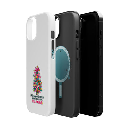 Spanish| Christmas Tree Phone Case - "Feliz Navidad" Spanish Holiday Magnetic Impact-Resistant Case