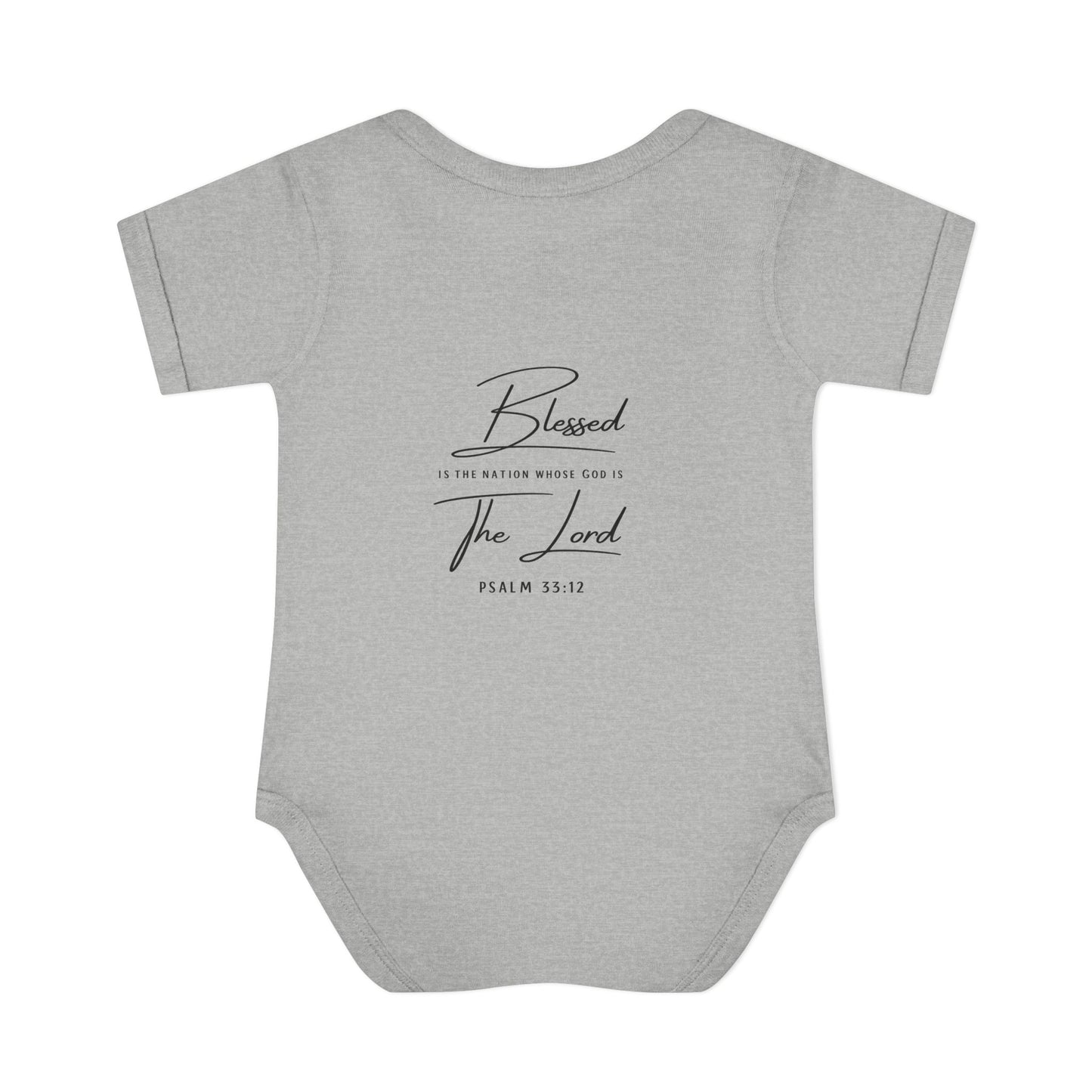 Baby Bodysuit – "My First 4th of July" Patriotic Infant Onesie