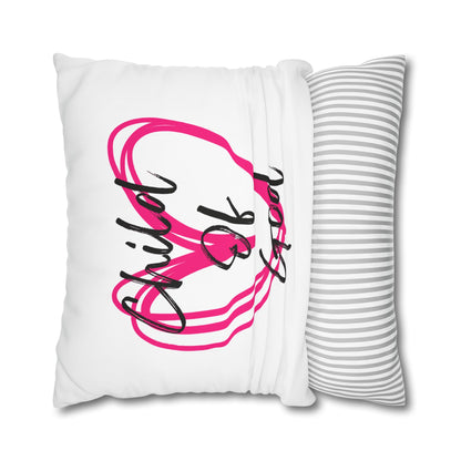 Child of God Heart Pillowcase — Square Decorative Throw Pillow Cover