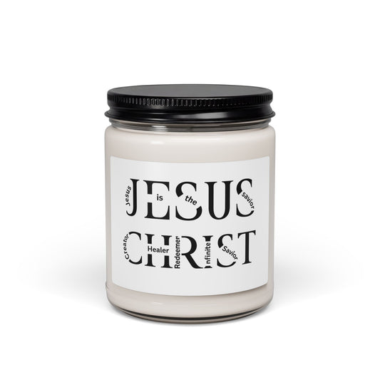 Jesus Christ Scented Soy Candle — 9oz Inspirational Faith Candle