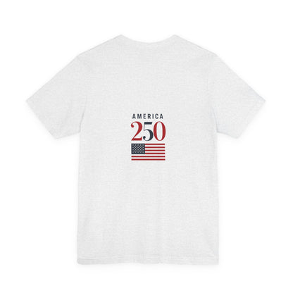 Stand for the Flag, Kneel for the Cross Tee — America 250 Patriotic T‑Shirt