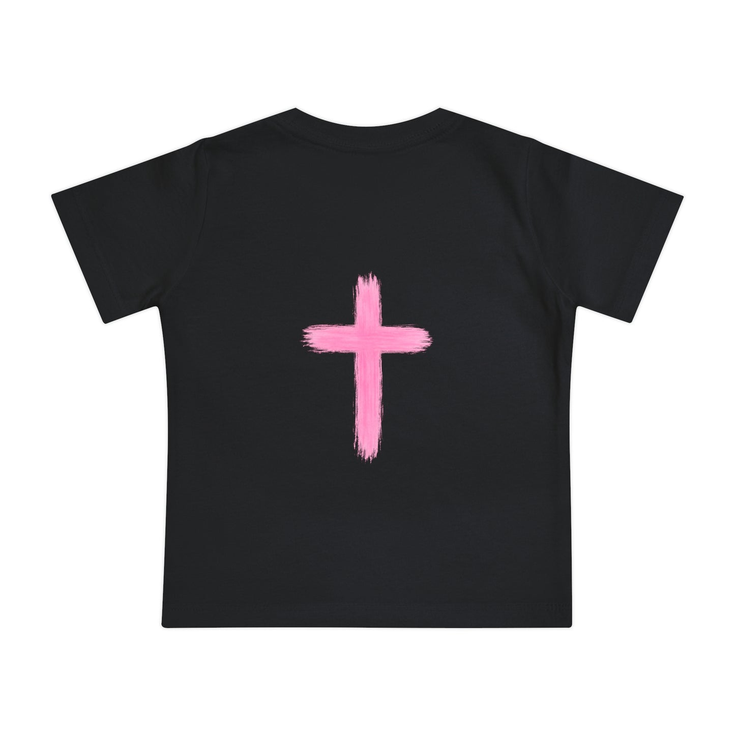 Christian Baby T-Shirt – "I Can Do All Things" Philippians 4:13 Pastel Cross