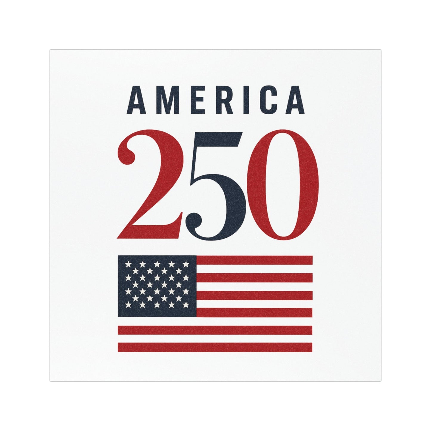 America 250 Car Magnet — Patriotic USA Flag 250th Anniversary Magnet