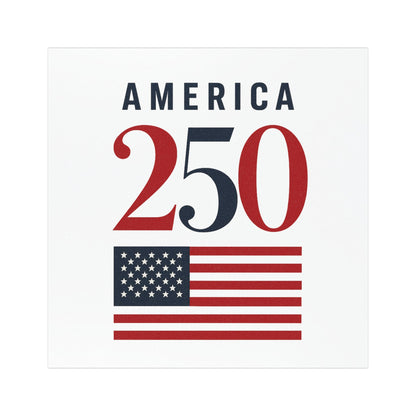 America 250 Car Magnet — Patriotic USA Flag 250th Anniversary Magnet