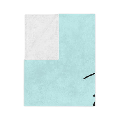 Blessed The Lord Psalm 33:12 Velveteen Microfiber Blanket — Inspirational Christian Throw
