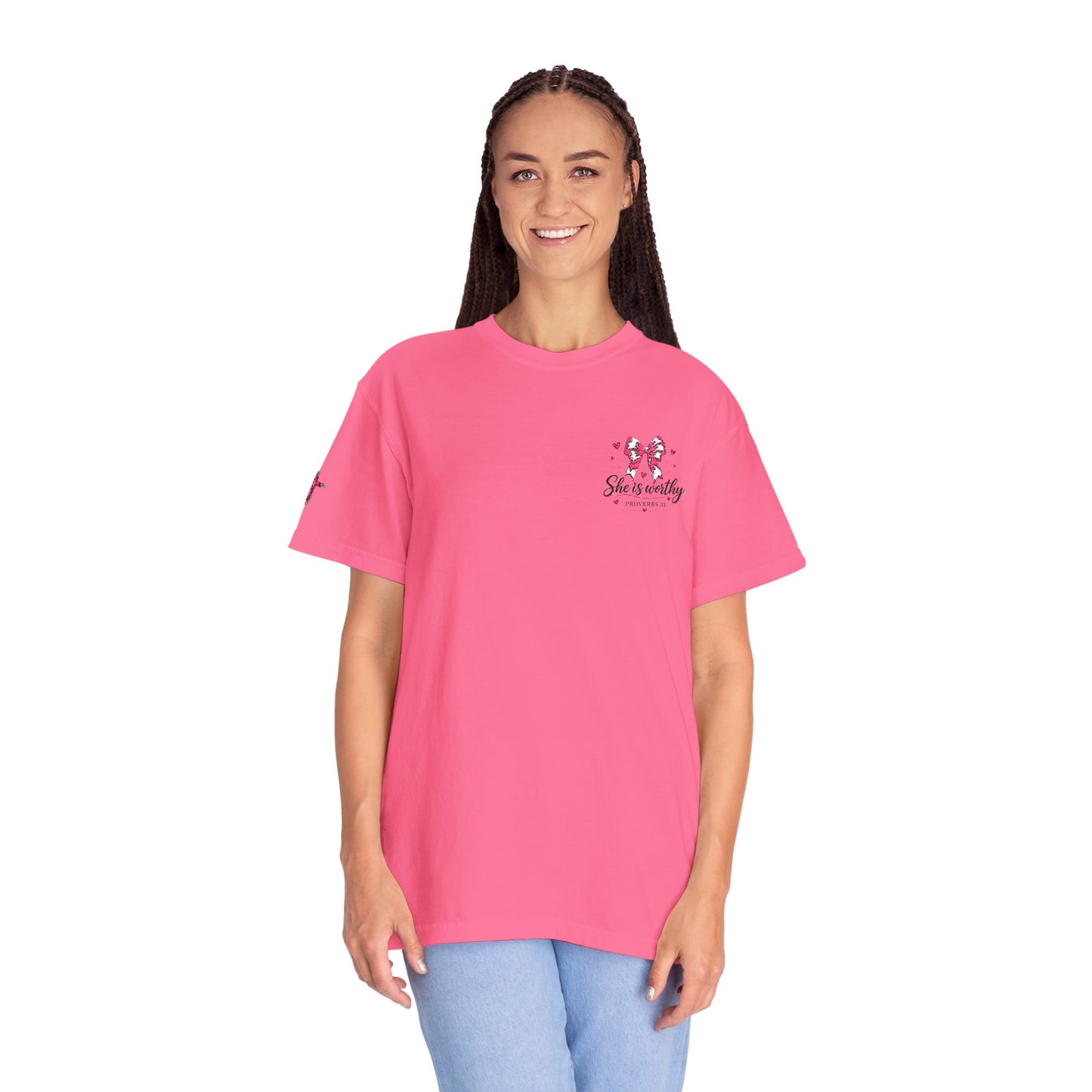 Butterfly Floral Graphic T-Shirt — 'Spread Your Wings' Chest Print