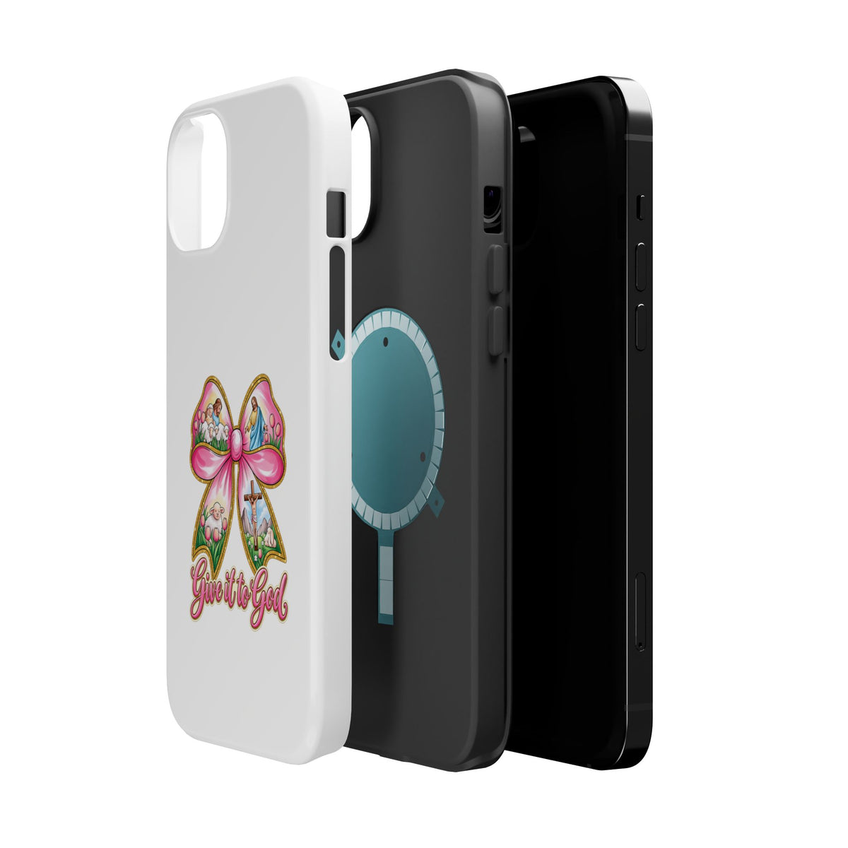 Give It to God Phone Case — Floral Bow Christian iPhone Cover
