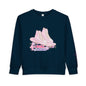 Toddler Sweatshirt — "I Roll With Jesus" Christian Toddler Tee