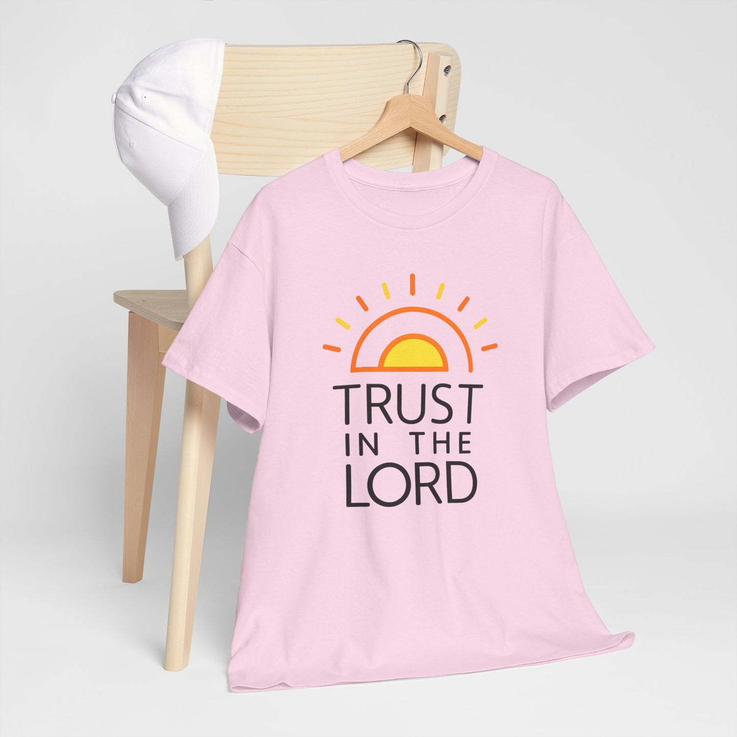 Trust in the Lord T-Shirt — Christian Sunrise Faith Tee