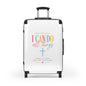 Inspirational "I Can Do All Things" Carry-On Suitcase – Christian Travel Luggage (Philippians 4:13)