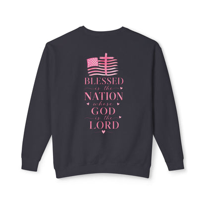 I Can Do All Things Crewneck Sweatshirt — Christian Faith & Patriotic Blessings Design