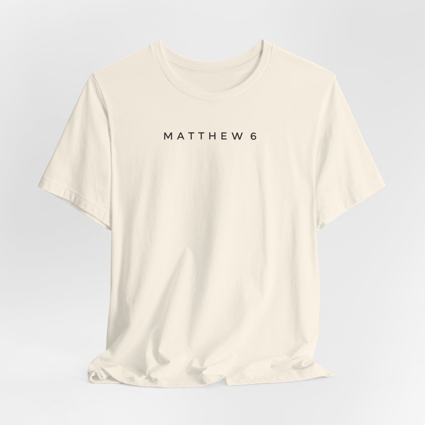 Matthew 6 Prayer Cross Tee — Our Father Lord's Prayer Christian T-Shirt