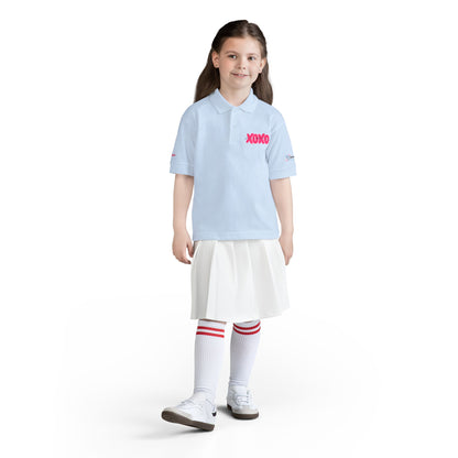 Youth Polo — "I Am A Child of God" Flamingo Christian Kids Shirt