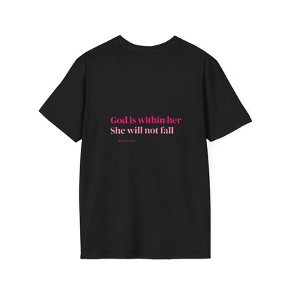 Christian Inspirational T-Shirt — “I am a child of God” Pink Scripture Tee