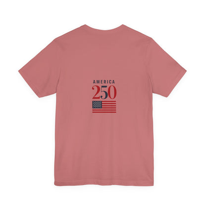 Stand for the Flag, Kneel for the Cross Tee — America 250 Patriotic T‑Shirt