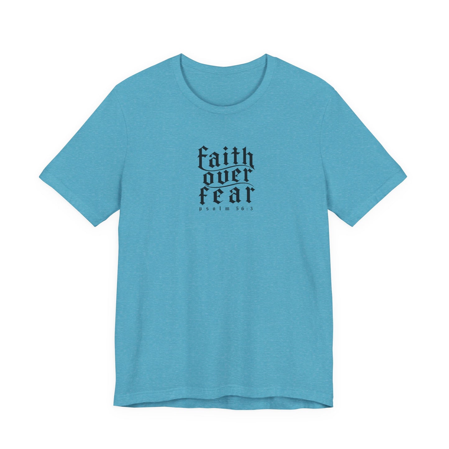Faith Over Fear Tee — Christian Cross Graphic T-Shirt