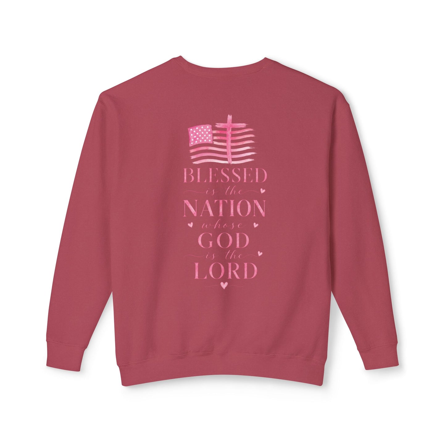 I Can Do All Things Crewneck Sweatshirt — Christian Faith & Patriotic Blessings Design