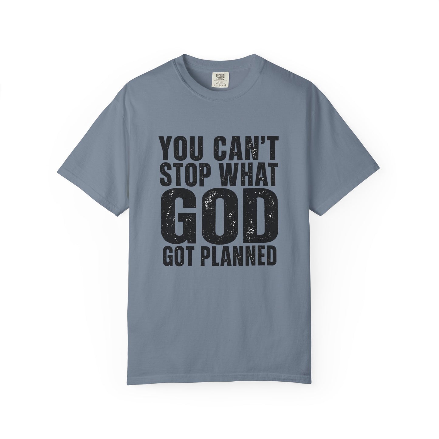 BIG FROST "You Can't Stop What God Got Planned" DOUBLE SIDED Print T Shirt