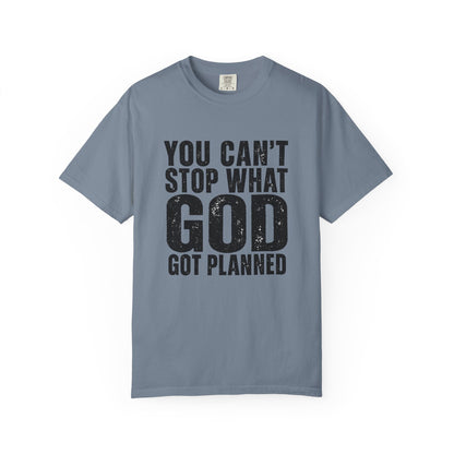 BIG FROST "You Can't Stop What God Got Planned" DOUBLE SIDED Print T Shirt