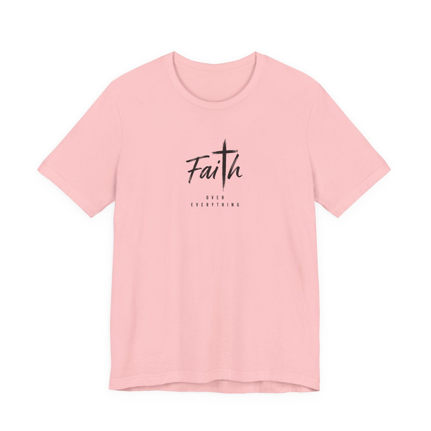 Faith Cross T‑Shirt — 'Our Father' Prayer Typography Tee