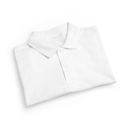 Youth Polo Shirt — Pink Floral Flamingo Kids' Polo (Hearts & Colorful Sleeves)