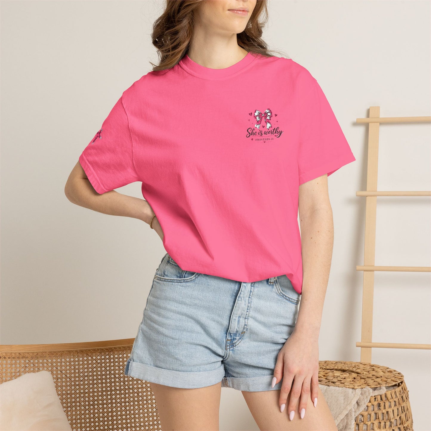 Butterfly Floral Graphic T-Shirt — 'Spread Your Wings' Chest Print