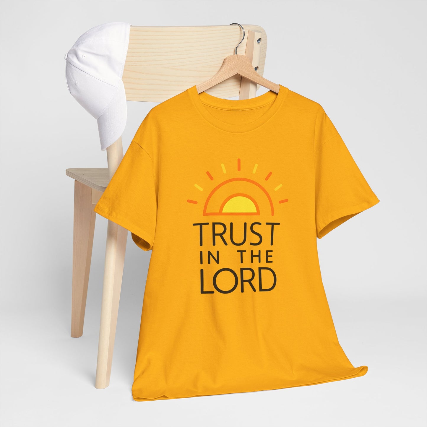Trust in the Lord T-Shirt — Christian Sunrise Faith Tee