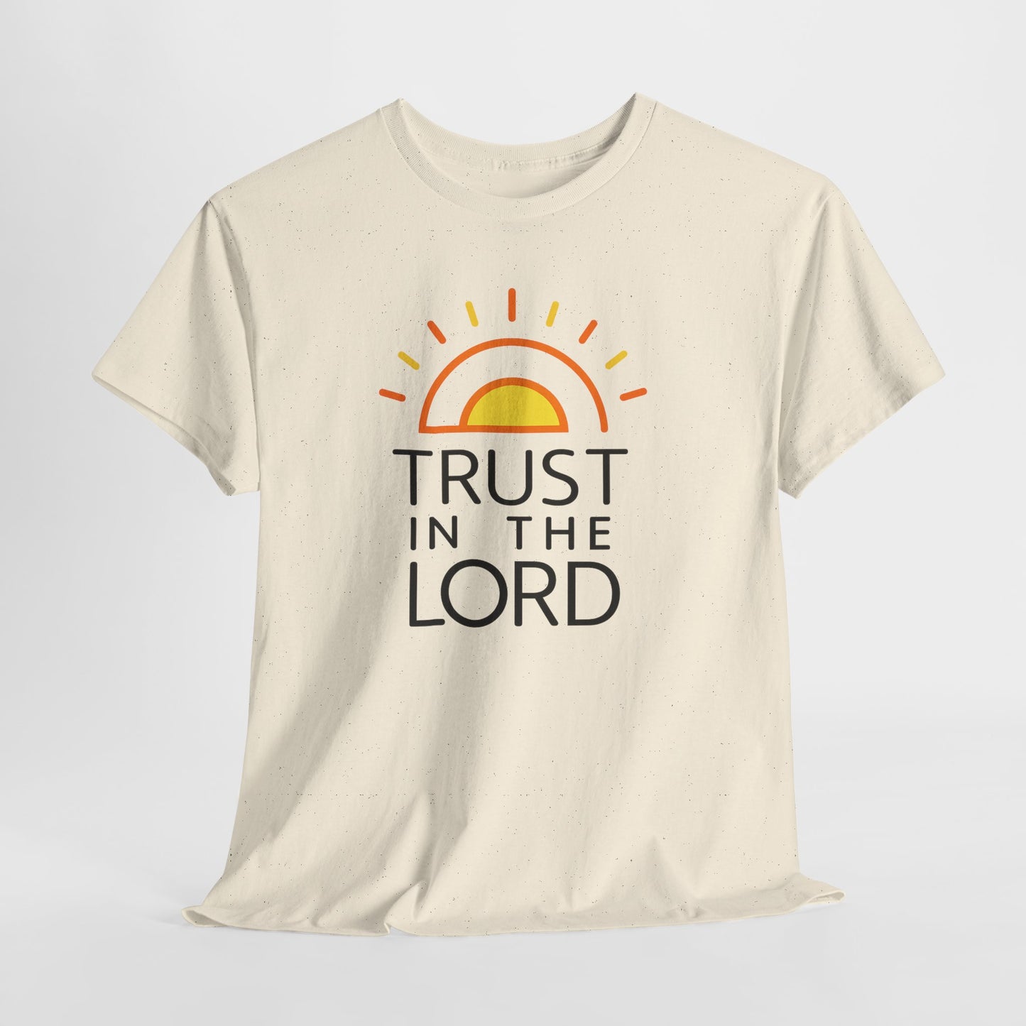 Trust in the Lord T-Shirt — Christian Sunrise Faith Tee