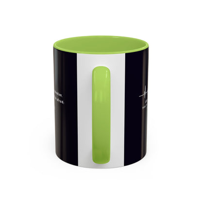 Christian faith gift  Coffee Mug — 'Tetelestai' Cross Design with Isaiah 12:2 Scripture (11/15oz Accent Mug)