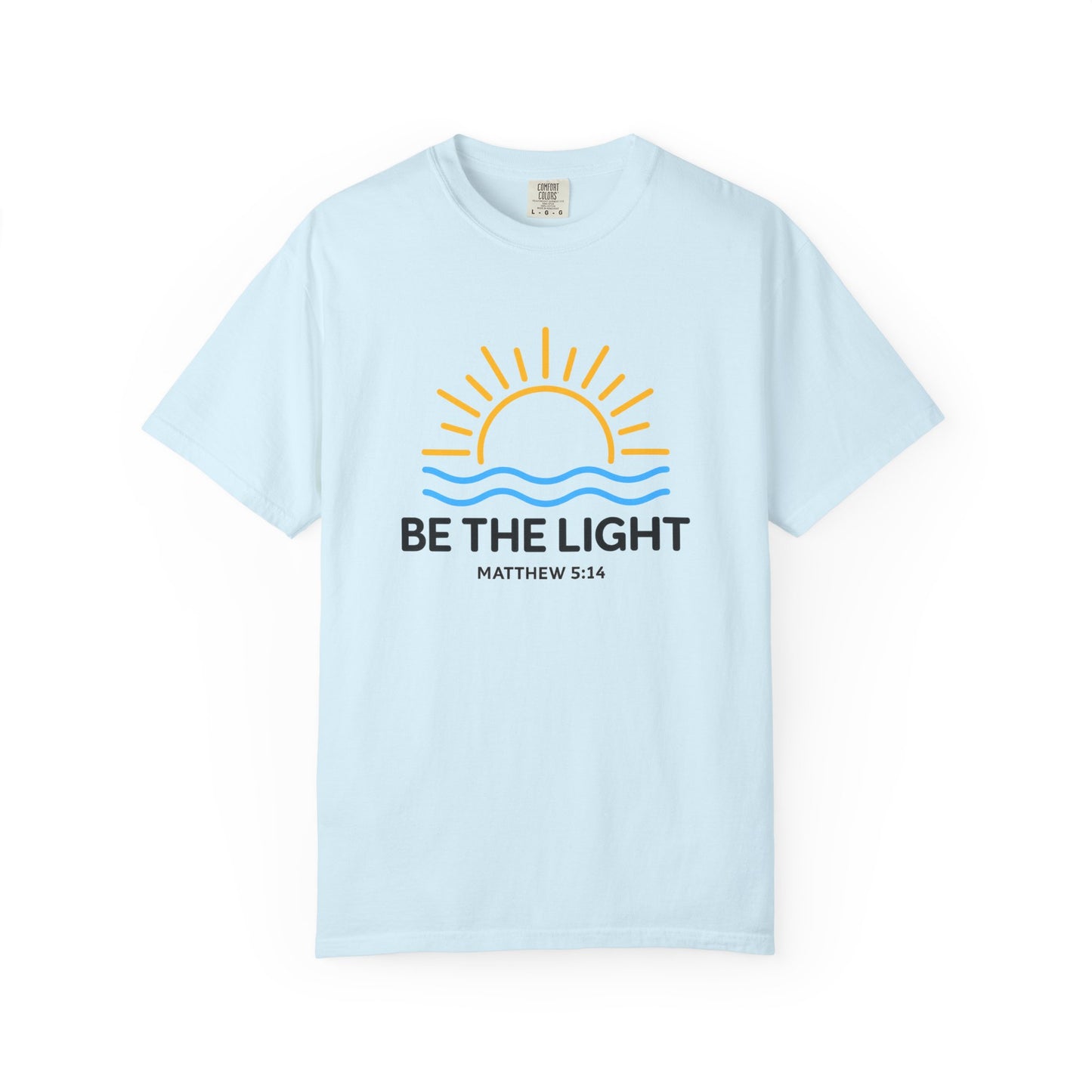 Be The Light T-Shirt — Christian Faith Tee (Matthew 5:14)